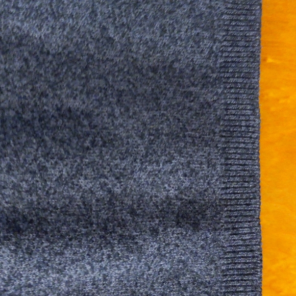 Eileen Fisher 100% Cotton Marled Black & Purple Dolman Sleeve Sweater *MED* - Picture 6 of 8